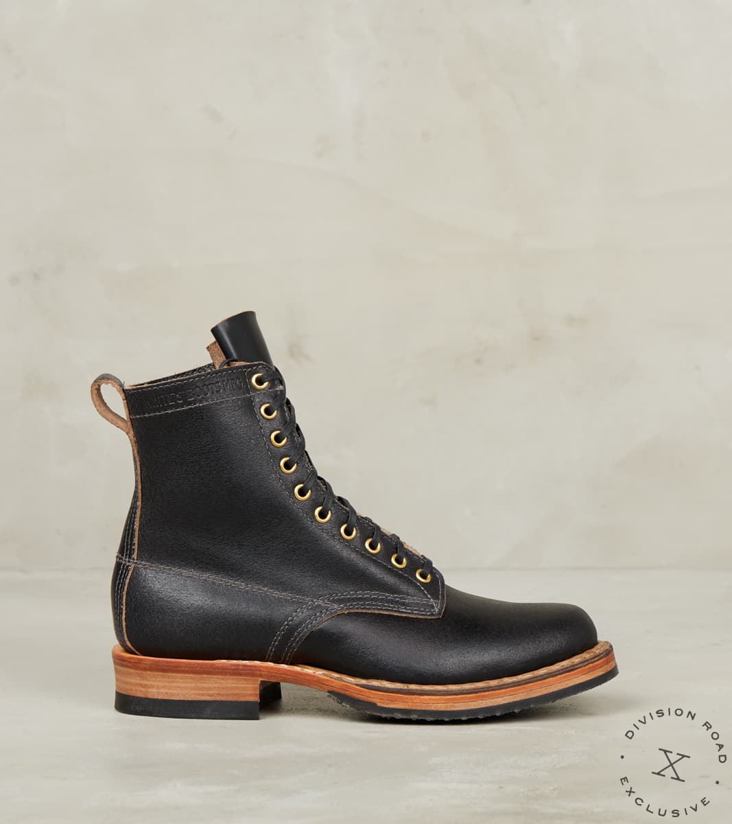 White's x DR Semi-Dress 375 - 55 - Half Comp - Horween Black Waxed Fle…