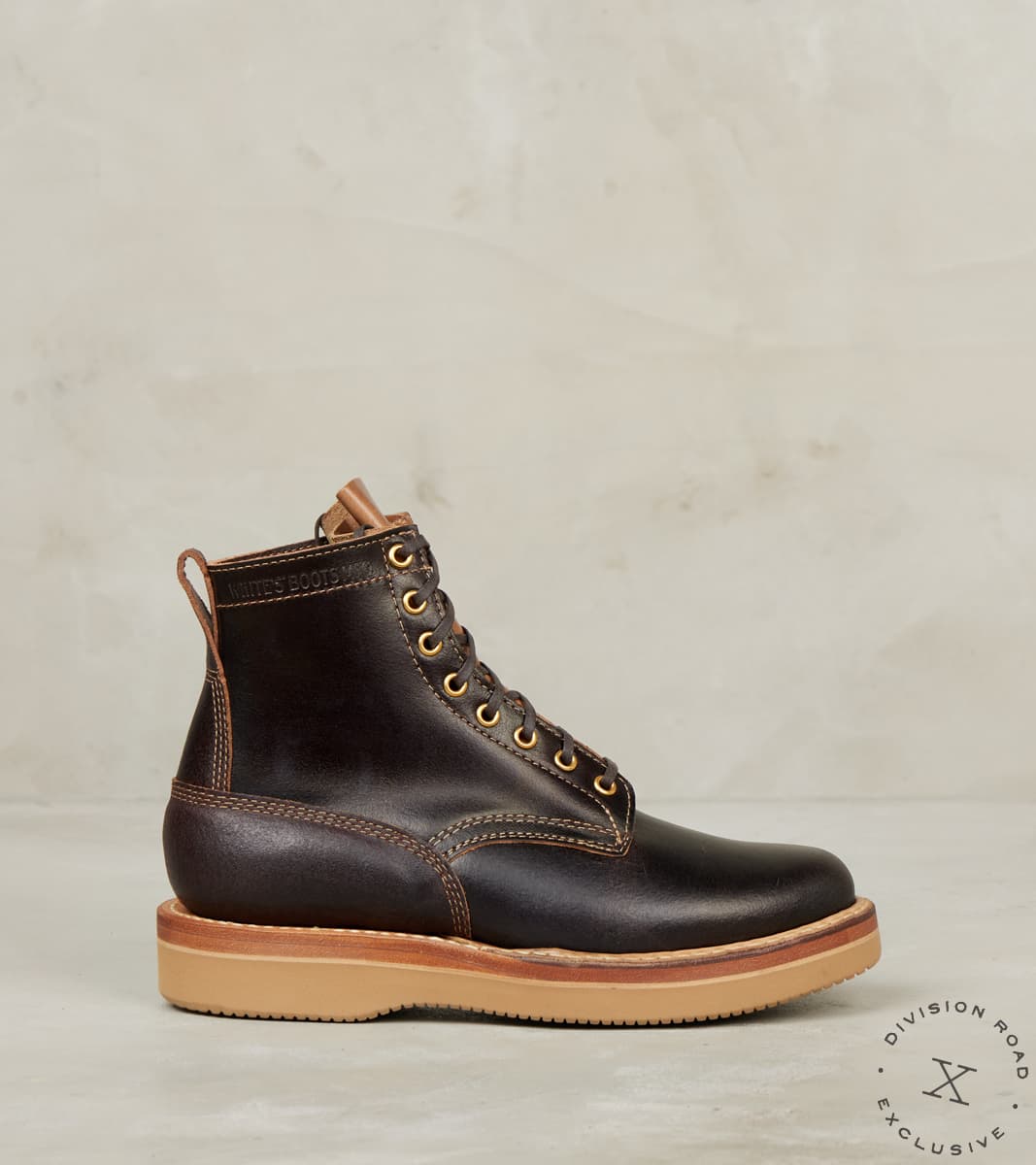 White's x Division Road Cruiser 350 - 55 - Vibram 2060 - Horween Brown Waxed Fles…