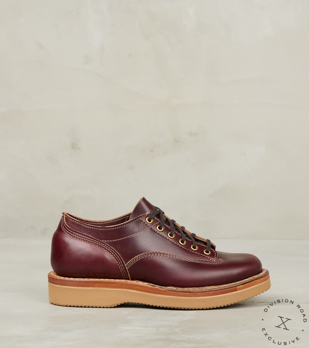 White's x Division Road LTT Oxford 300 - 55 - Vibram 2060 - Burgundy CXL