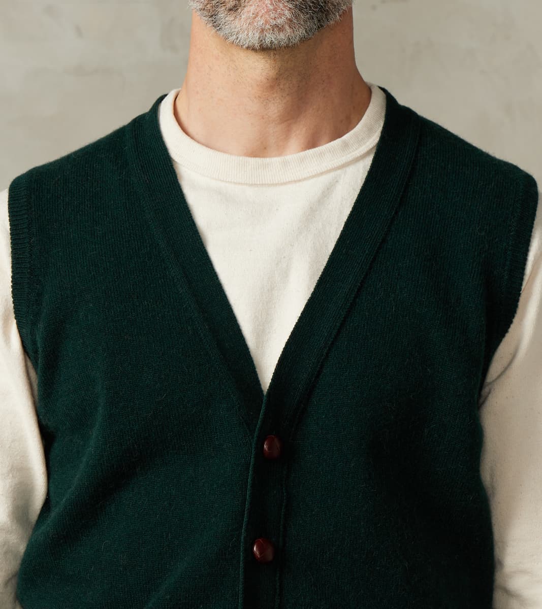 Oxford Camelhair Vest - Ivy