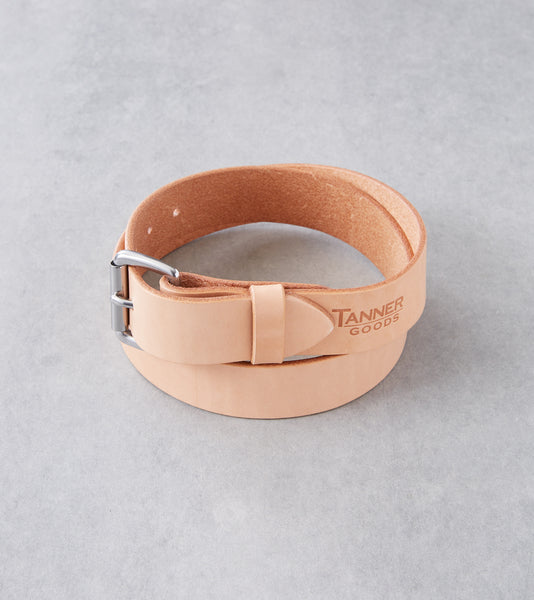 Tanner Goods Standard Belt - Stainless - Natural – Division Road, Inc.