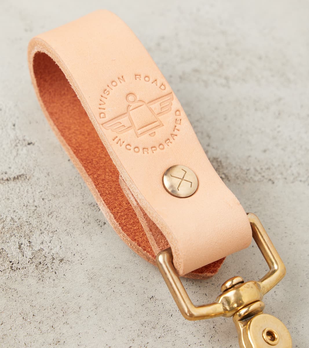 IHxDR OGL Leather Key Fob - Natural