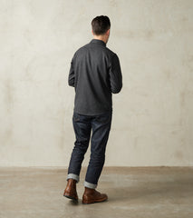 Division Road DR 434-ABC - CPO Shirt - Fox Brothers® Wool Arsenic Barleycorn Flannel