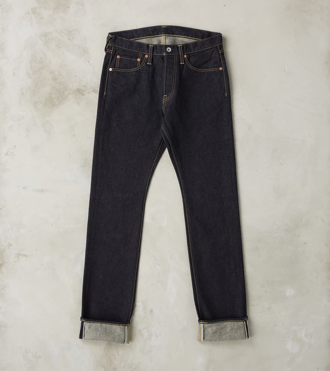 555S-142 Super Slim 14oz Indigo - Main Image