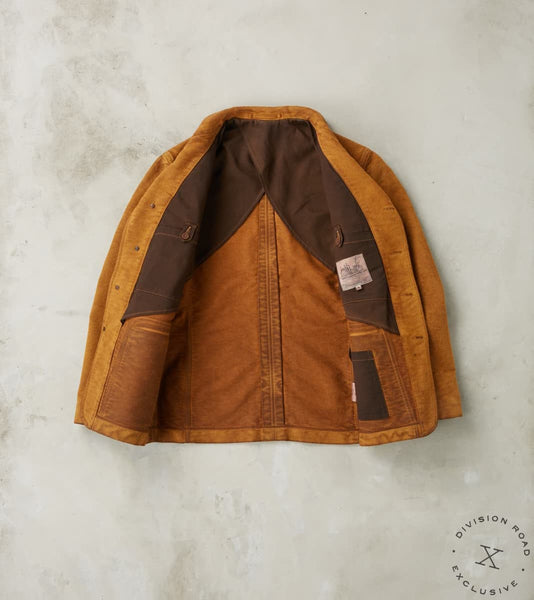 Ethos Coventry Jacket Brown Work Huntミリタリージャケット 