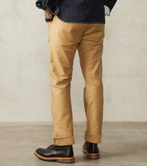 Division Road Benzak - BC-03 Straight Chino - 10oz Golden Brown Military Twill