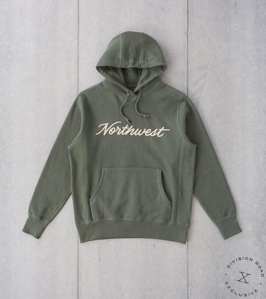 Division Road Provisions Northwest Heavyweight Hoodie Olive