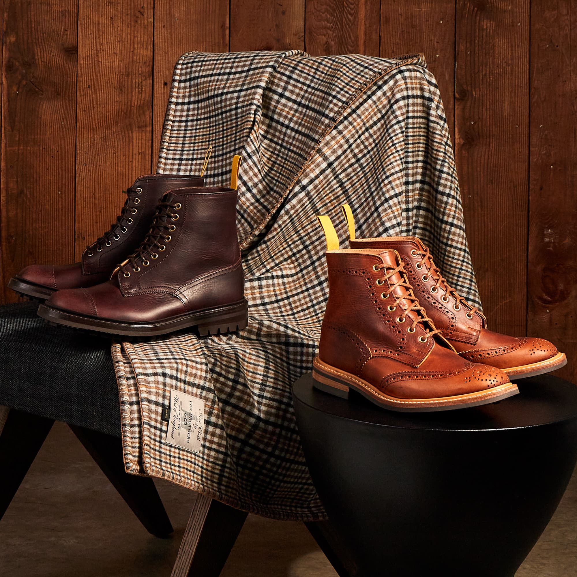 Tricker's x DR Low Logger - 2298 - Vibram 2060 - Horween Color 8