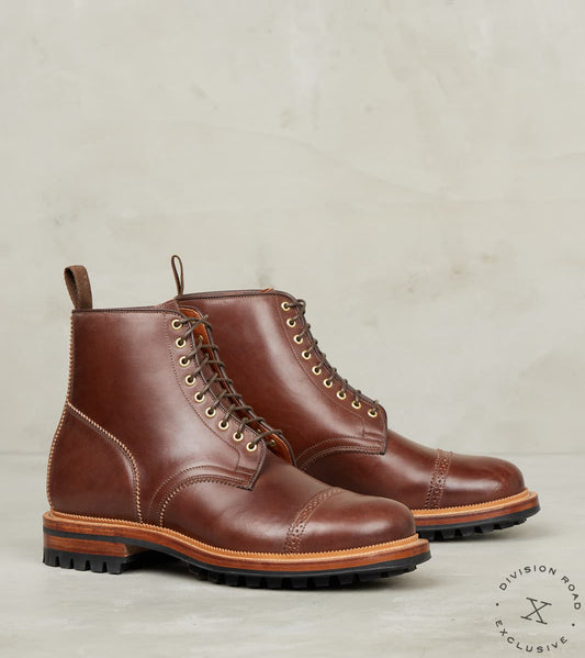 Viberg x Division Road Shelby Sharp Brogue Boot - 2055 - Commando - Maryam Toscan…