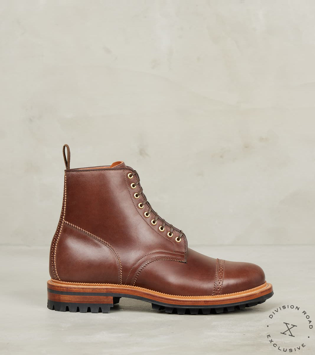 Viberg x Division Road Shelby Sharp Brogue Boot - 2055 - Commando - Maryam Toscan…