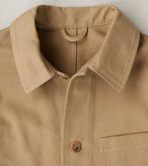 Organic Cotton Twill Maquignon Jacket - Khaki