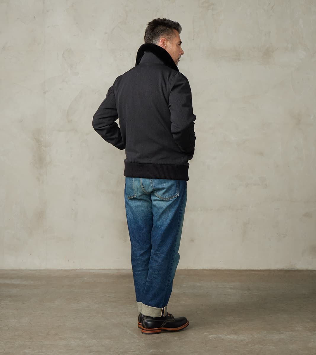 Dehen 1920 x DR Winston Jacket - Fox Brothers® Military Serge