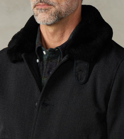 Winston Jacket - Fox Brothers® Military Serge - Charcoal Twill