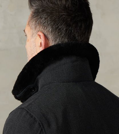 Winston Jacket - Fox Brothers® Military Serge - Charcoal Twill