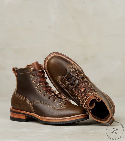 LTT Lineman 350 - 55 - Vibram Mini Lug - Horween Olive Waxed Flesh