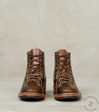 LTT Lineman 350 - 55 - Vibram Mini Lug - Horween Olive Waxed Flesh