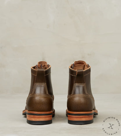 LTT Lineman 350 - 55 - Vibram Mini Lug - Horween Olive Waxed Flesh