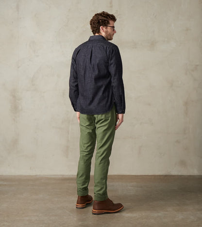 BC-01 New Tapered Chino - 10oz Army Green Military Twill