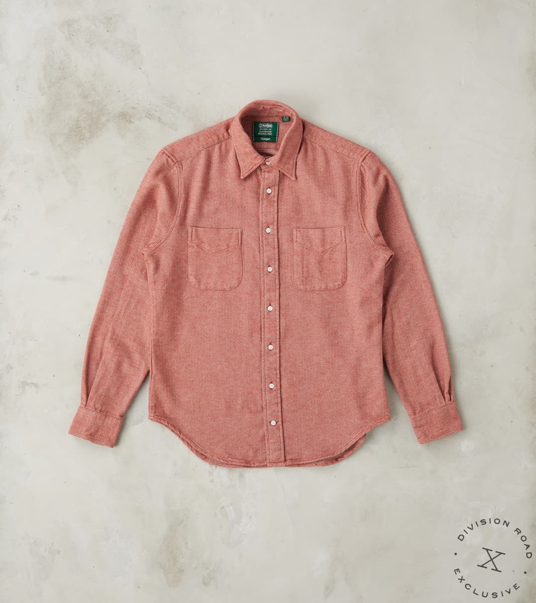 Japanese Herringbone Flannel Camper - Red