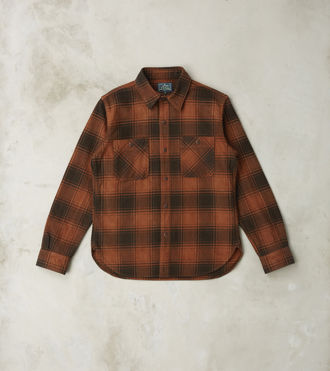 Studio D'Artisan Amami Dorozome Mud Dyed Heavy Flannel Check