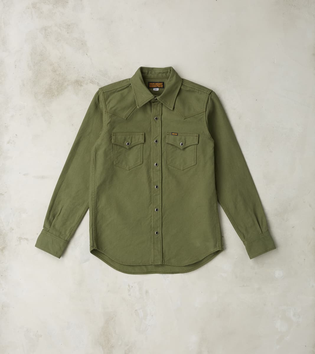 Division Road 235-OLV - Western - 13oz Military Serge Twill Olive Drab