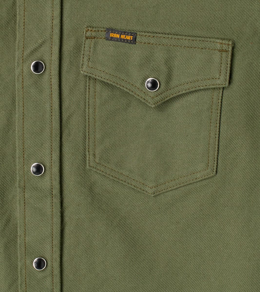 Division Road 235-OLV - Western - 13oz Military Serge Twill Olive Drab