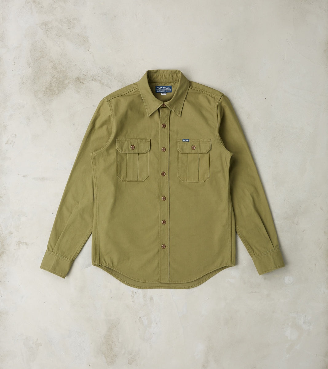 olive military shirt