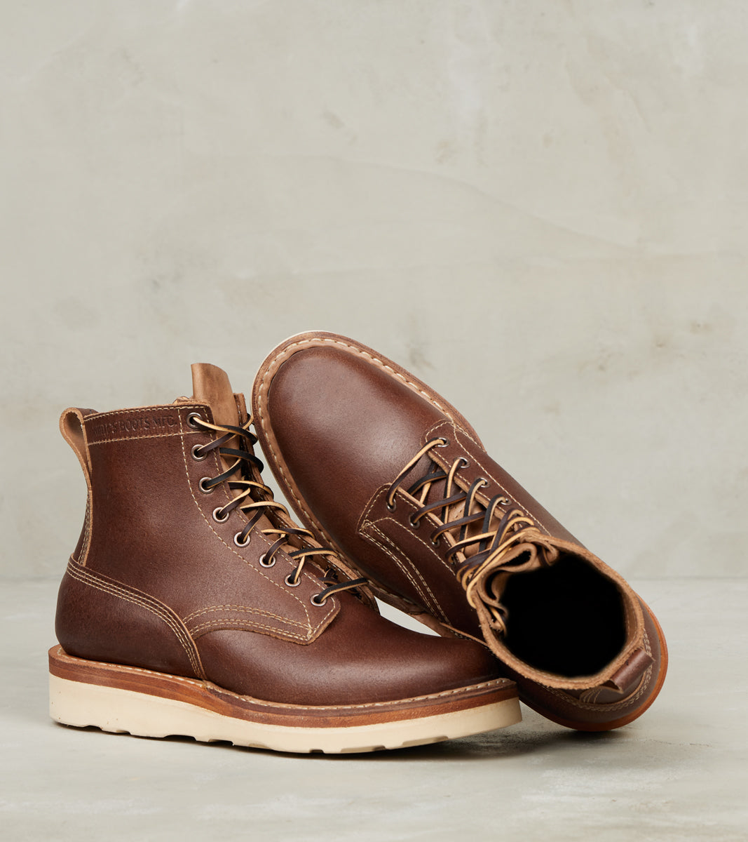 Cruiser 350 - 55 - Vibram 4014 - Horween Natural Waxed Flesh