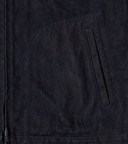 Iron Heart 122J-IND - Work Jacket - 14oz Broken Twill Selvedge Denim Indigo