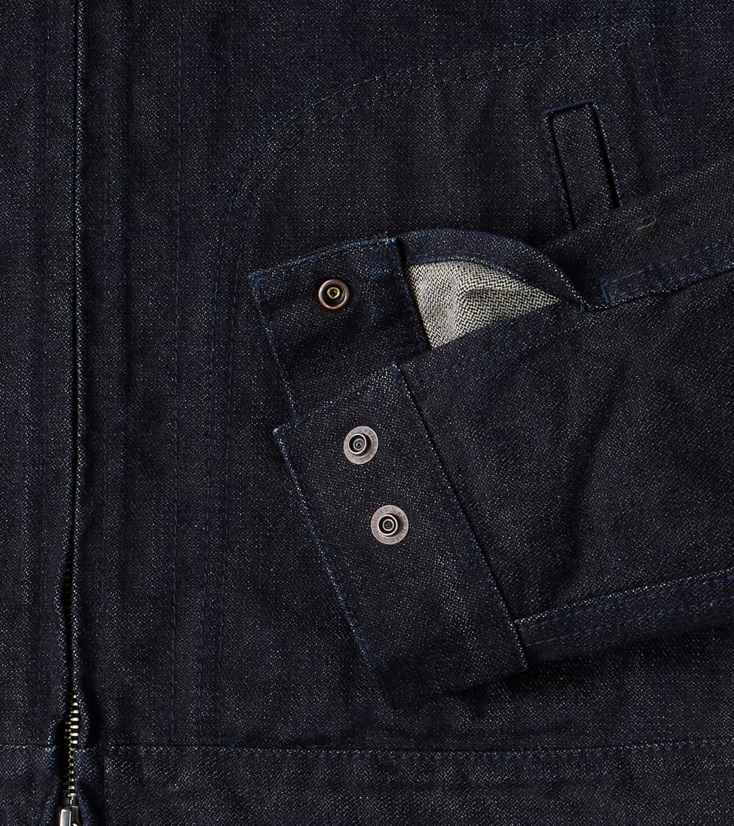 Iron Heart 122J-IND - Work Jacket - 14oz Broken Twill Selvedge Denim Indigo