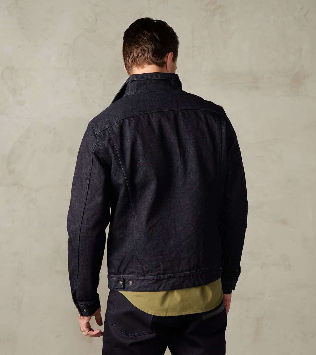 Iron Heart 122J-IND - Work Jacket - 14oz Broken Twill Selvedge Denim Indigo