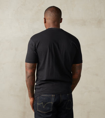 Iron Heart UTIL-BLK - UTILITEES Crew Neck T-Shirt - 5.5oz Loopwheel Black