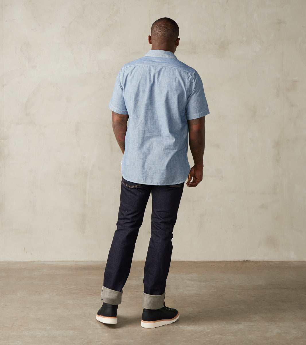 777SBR-14 - Slim Tapered - 14oz Broken Twill Indigo