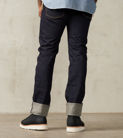 777SBR-14 - Slim Tapered - 14oz Broken Twill Indigo