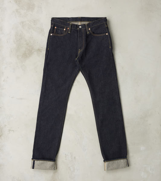 Iron Heart 777SBR-14 - Slim Tapered - 14oz Broken Twill Indigo