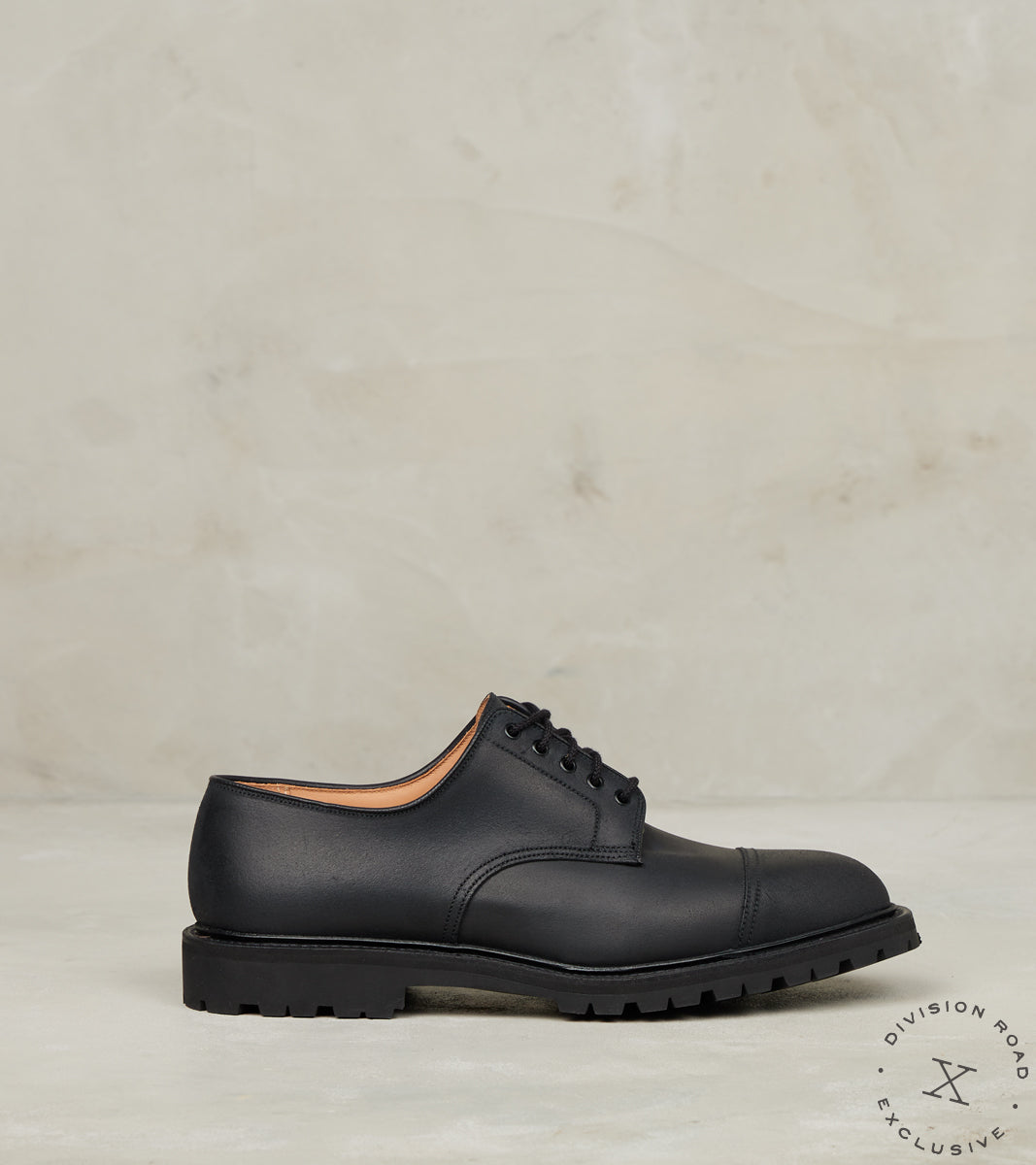 Crockett & Jones Sandhurst - 325 - Vibram Carrarmato - Black Roughout Suede