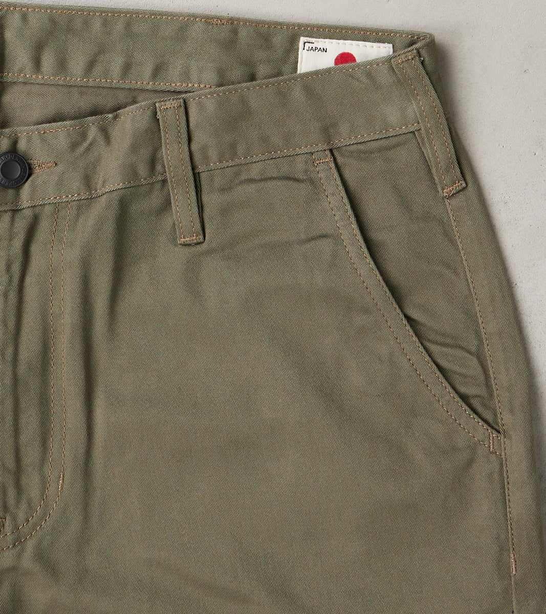 Division Road Products BC-06 Scout Pant - 9.5oz Olive Green Military Sateen