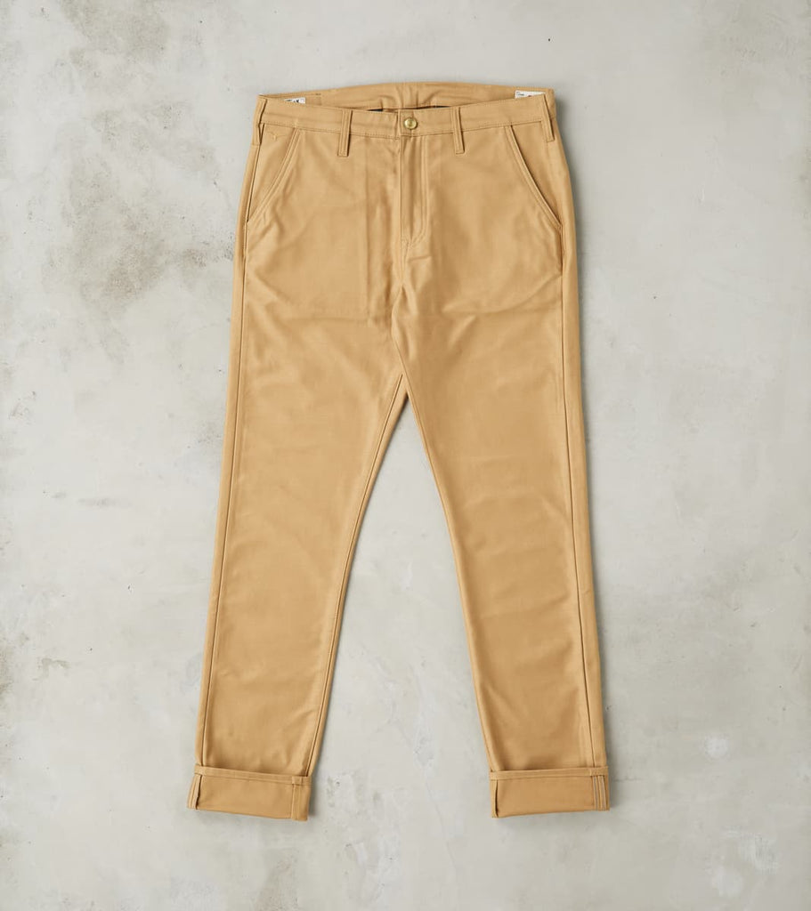 Benzak - BC-01 Tapered Chino - 10oz Golden Brown Military Twill