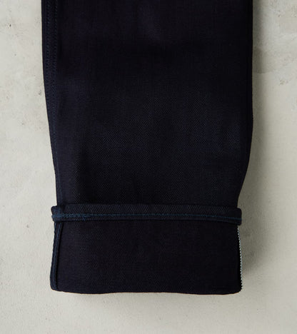 BDDxDR-711 - High Tapered - 14oz Indigo+Indigo