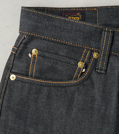 BDDxDR-711 - High Tapered - 14oz Black+Ecru