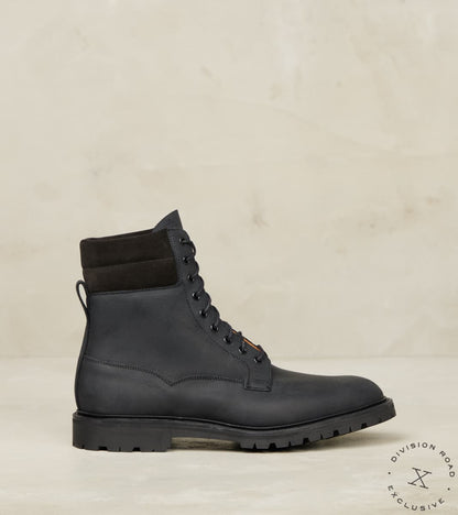 Ross - 378 - Vibram Carrarmato - Black Roughout Suede