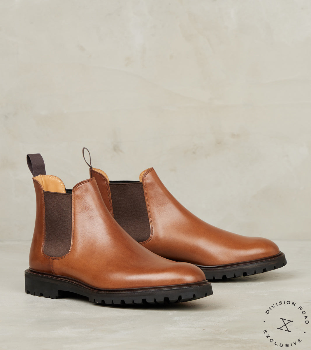 Crockett & Jones x DR Chelsea 12 - 378 - Vibram Carrarmato - Natural Hurricane Hide