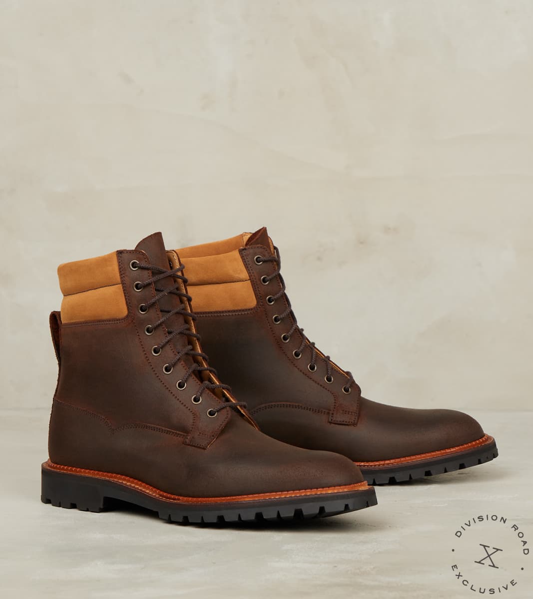 Crockett & Jones x DR Ross - 378 - Vibram Carrarmato - Dark Brown Roug…