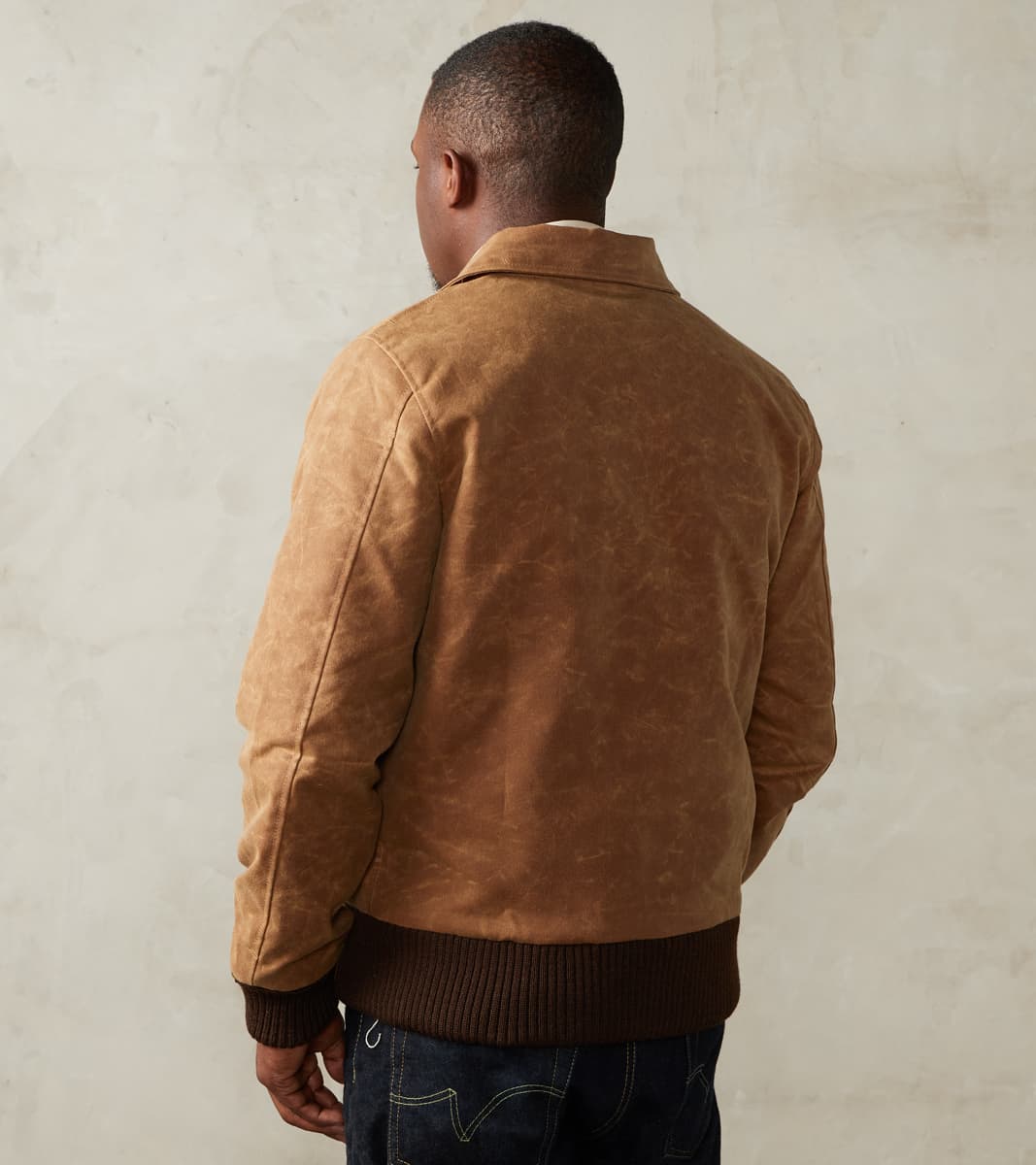 Carrier Jacket - 10oz Martexin Waxed Army Duck - Brush Brown