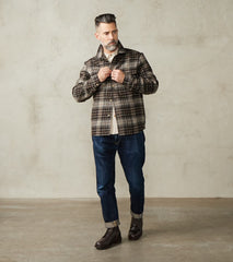 De Bonne Facture Original Sonsie Tweed Wool Overshirt - Undyed Shepher…