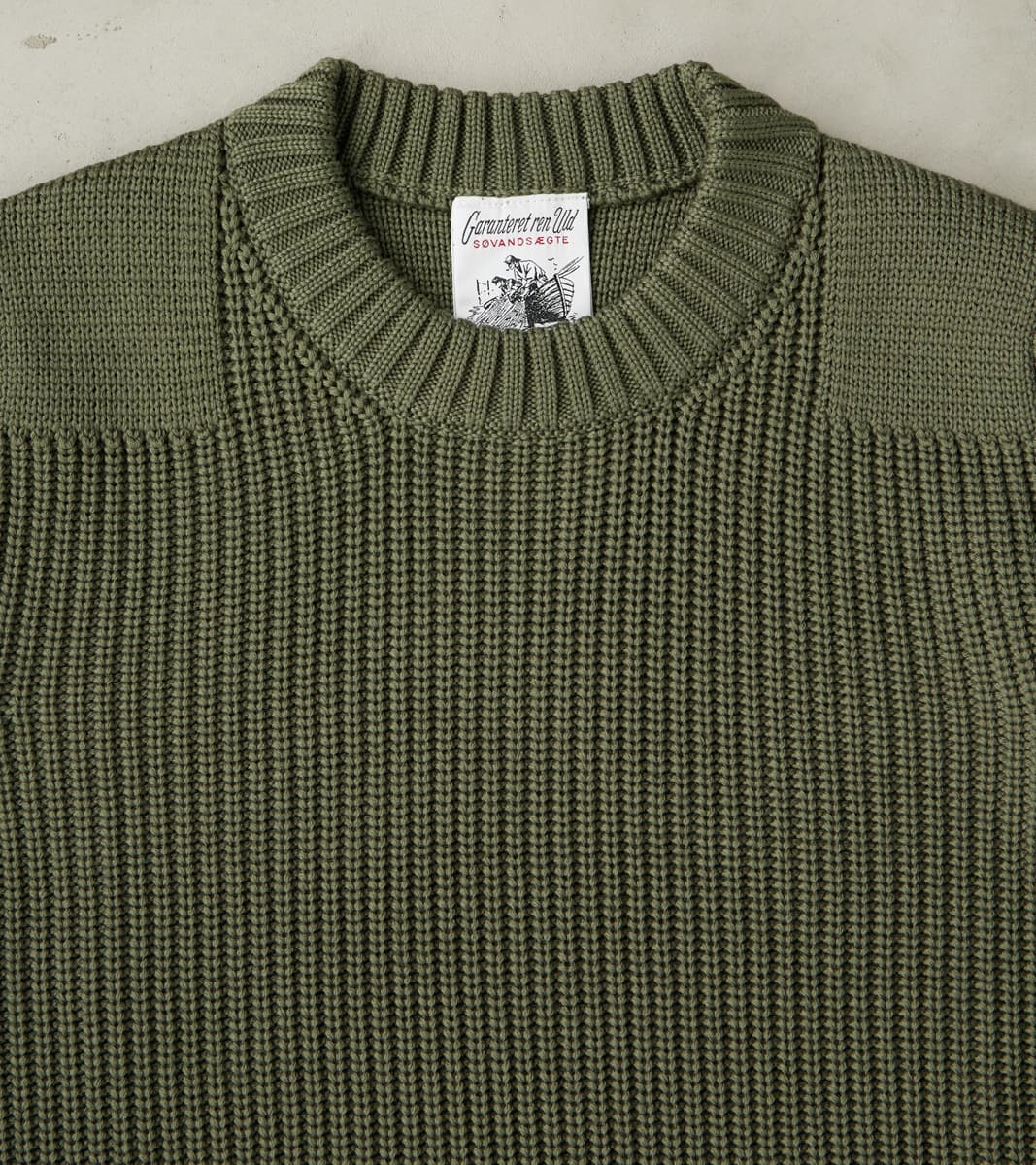 S.N.S. Herning Rank-II Crewneck - Natural Green