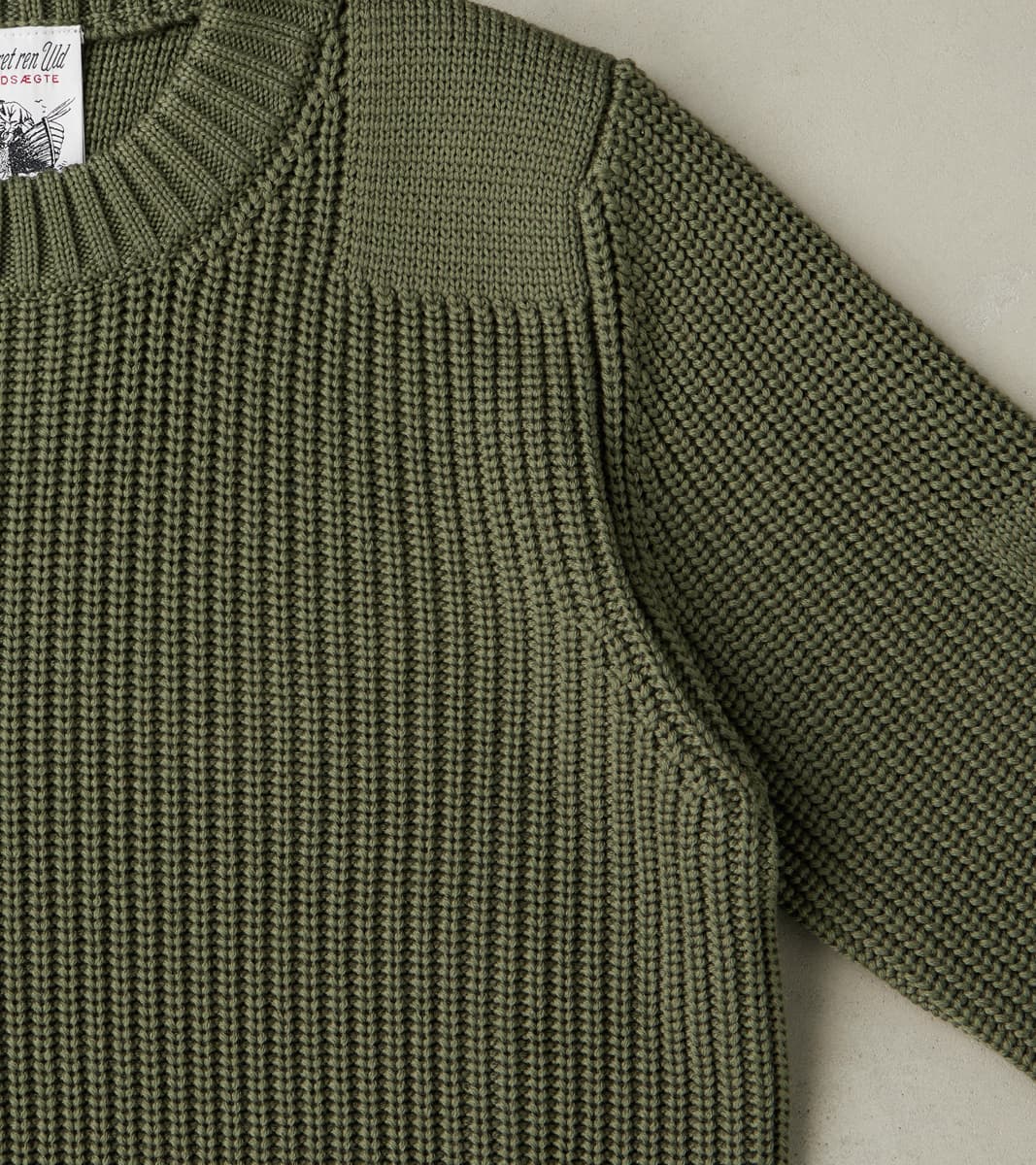 Rank-II Crewneck - Natural Green