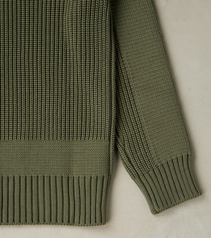 Rank-II Crewneck - Natural Green