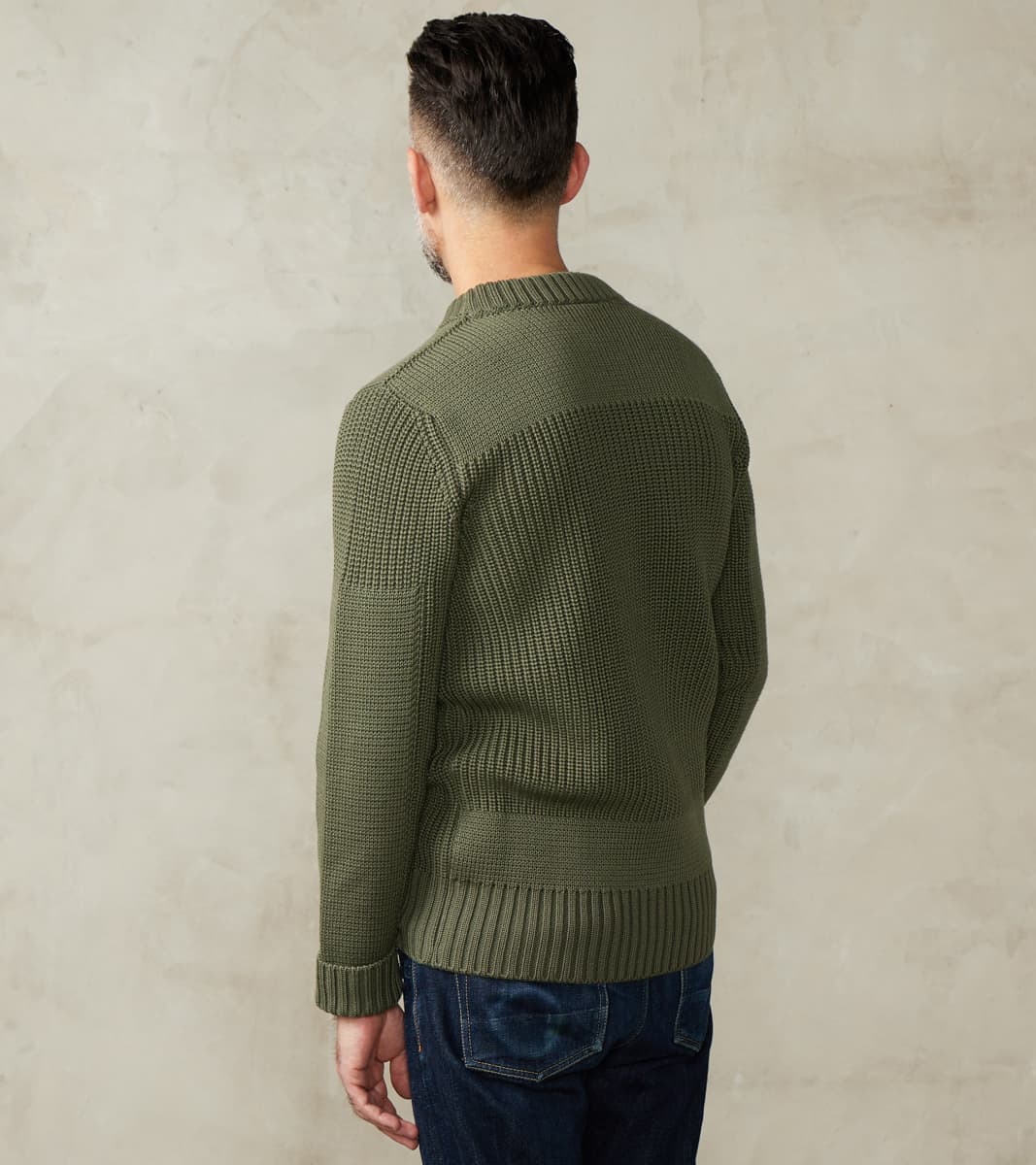 Rank-II Crewneck - Natural Green