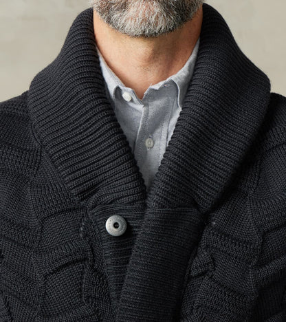 Epigon-II Cardigan - Dark Mineral Grey